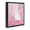 Stupell Industries Playful Flopsy Floral Rabbit Floating Frame, design by Clare Tupper
